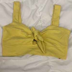 Forever 21 yellow tank